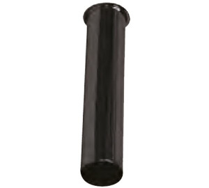 Tubo alargo vertical sifón 1 1/4" Negro